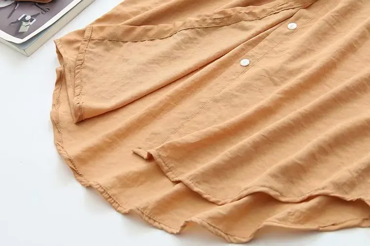 

Plus Size XL-4XL Women's Solid Blouse Long Sleeve Simple Oversize Tops Large Size Blusas