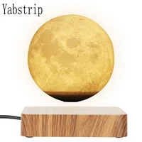 Magnetic Levitation LED Touch 3D Print Light Bedroom Moon Night Lamp Valentine's Day Birthday Gifts Home Decoration night light