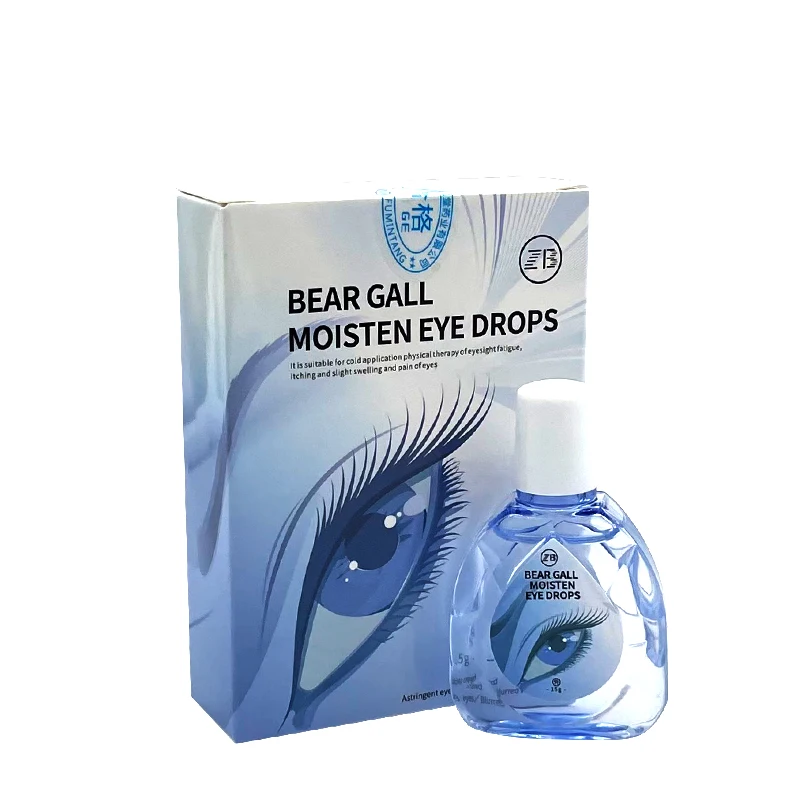 

Bear Bile Red Eye Drop Relieves Eyes Discomfort Blurred Vision Dry Itchy Clean Eyes Detox Care Drops
