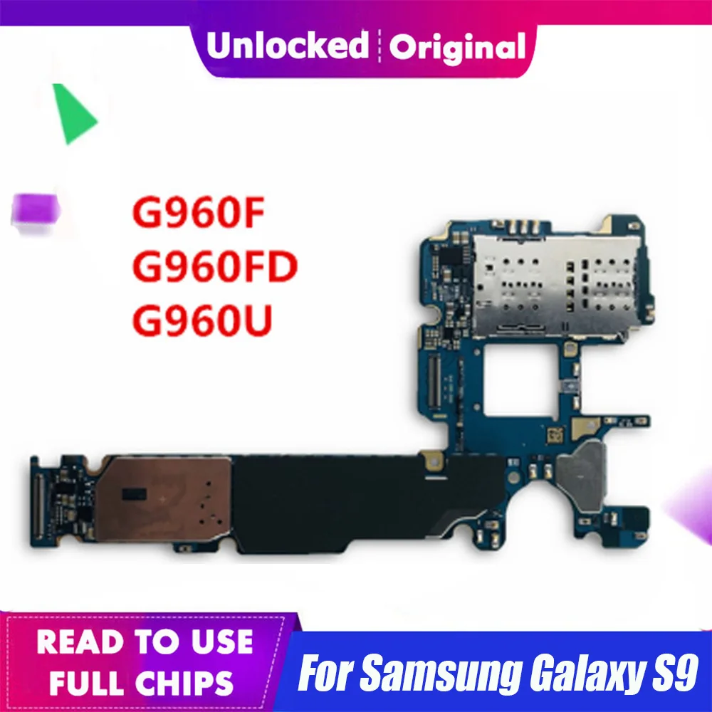 Для Samsung Galaxy S9 G960F G960U G960FD/DS материнская плата Одиночная/двойная SIM логическая