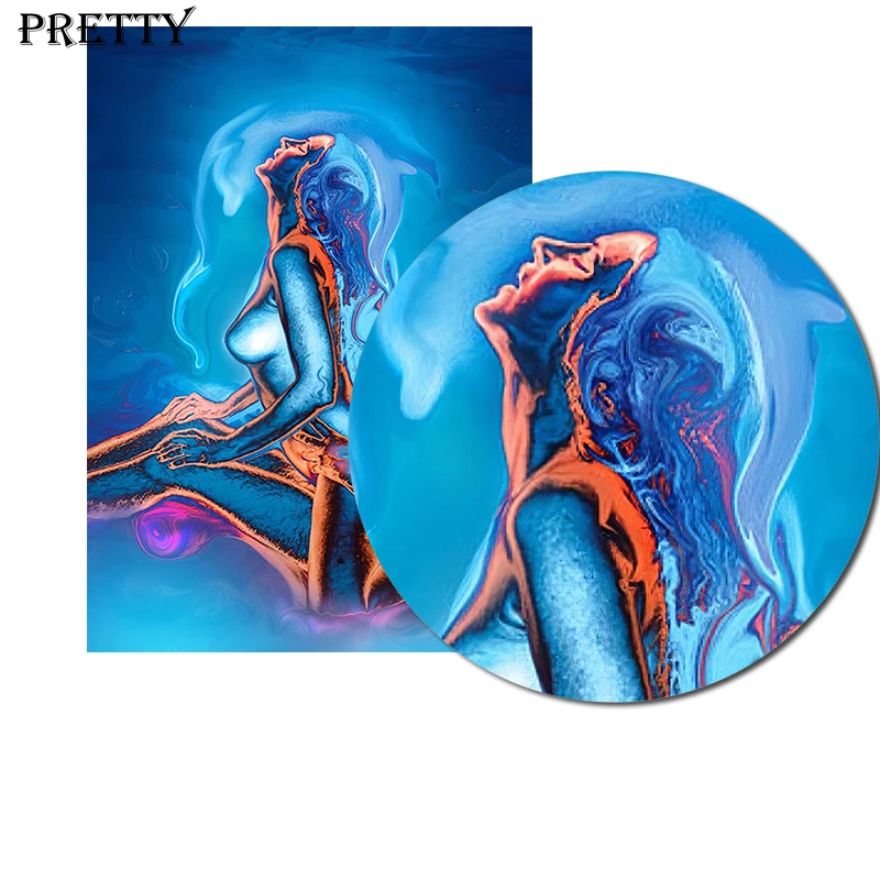 Абстрактная Обнаженная стена искусство сексуальное боди-арт картины