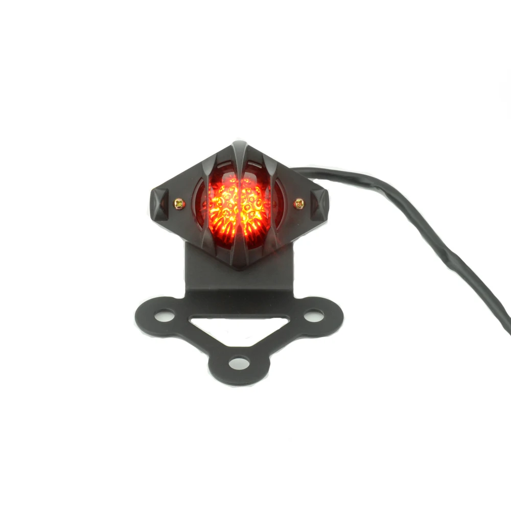 Универсальный светодиодный фонарь для мотоцикла красный задний тормозной