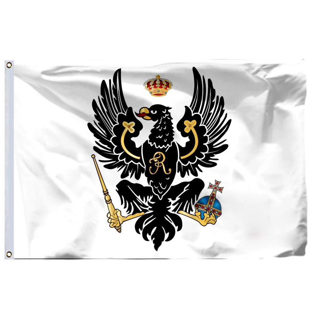 Флаг германского храма Пруссии 1701 90x150 см 3x5 футов 120 г 100D полиэстер