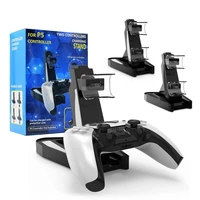 for ps5 controller charger dock led dual usb charging stand station cradle for sony playstation 5 ps5 gamepad accessories