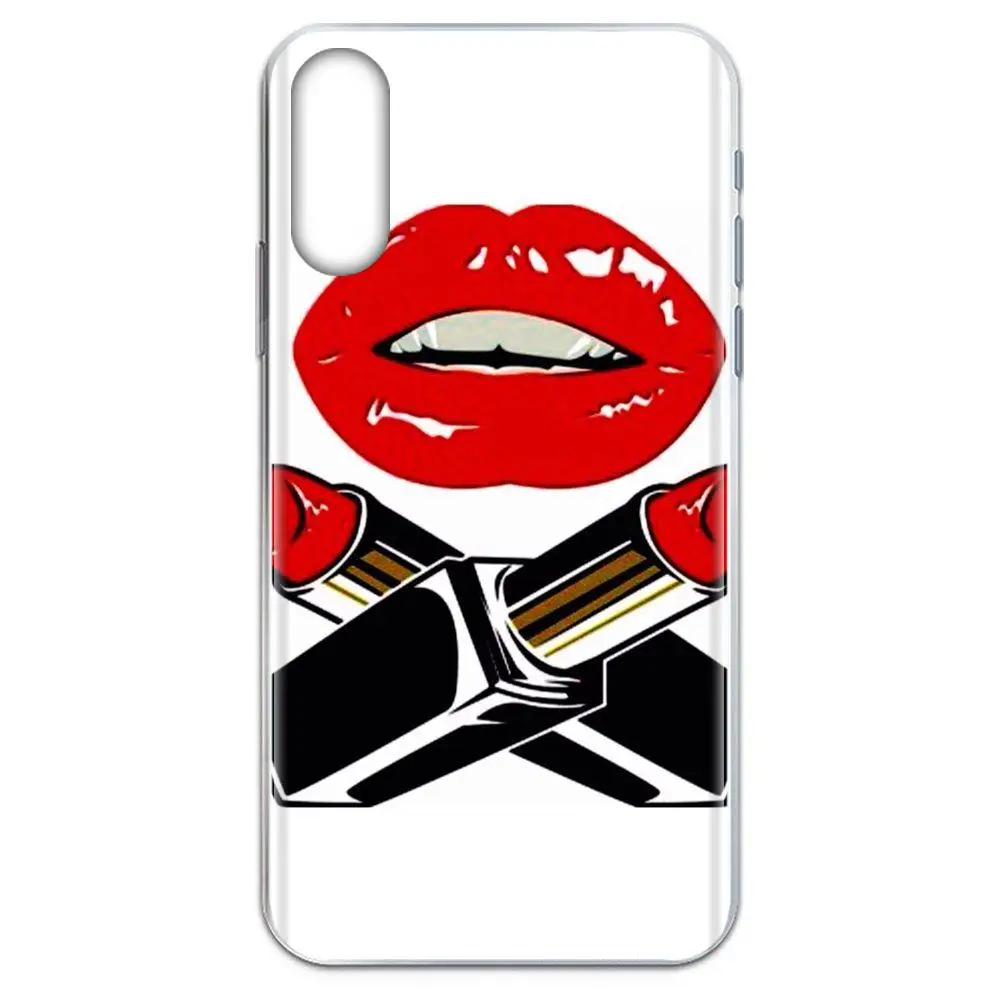 Пикантные женские туфли с рисунком в виде губ макияж косметика губная помада