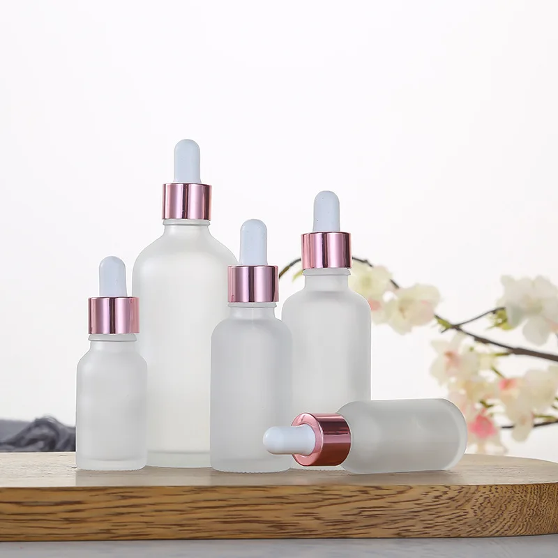 Прозрачная стеклянная пипетка в бутылочке 10 шт./лот розовое золото сыворотка для