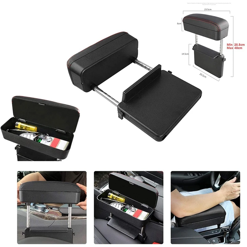

Universal Car Armrest Box Elbow Support Adjustable Car Center Console Arm Rest