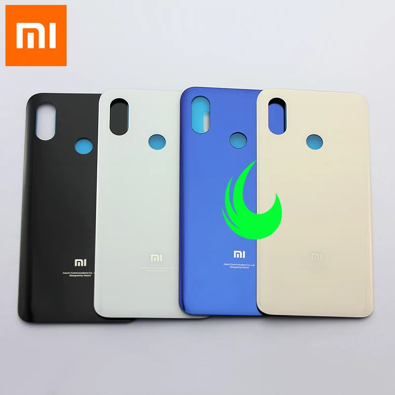 Оригинальный Для Сяо mi 8 назад Корпус 3D Стекло крышка задняя Батарея Обложка