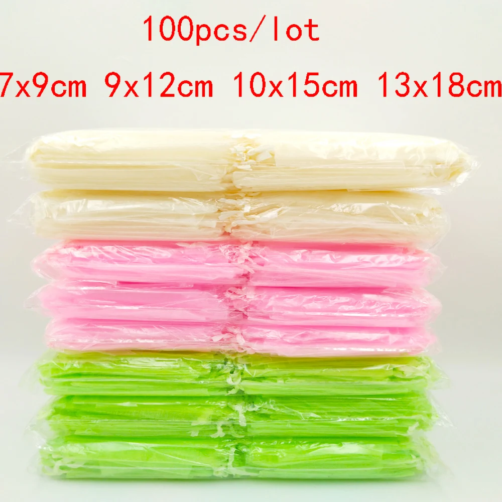 100 шт., 7x9, 9x12, 10x15, 13x18 см, сумки из органзы для упаковки ювелирных изделий, сумки для украшения свадебной вечеринки, сумки для подарков, 24 цвета