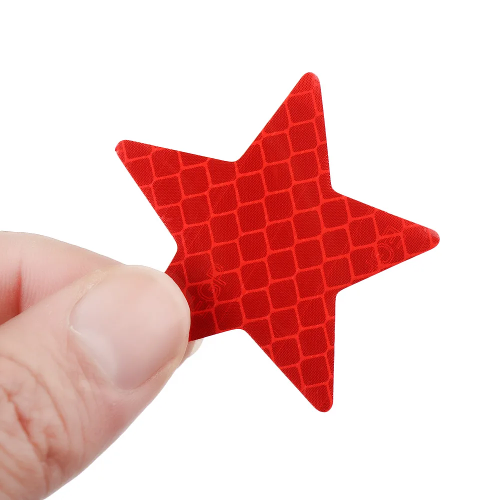 2/6 шт. отражательные переводные наклейки на велосипед лента светоотражающая