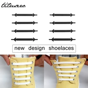 Силиконовые шнурки для бега, эластичные, без завязывания, подходят для всех кроссовок, 12 шт.