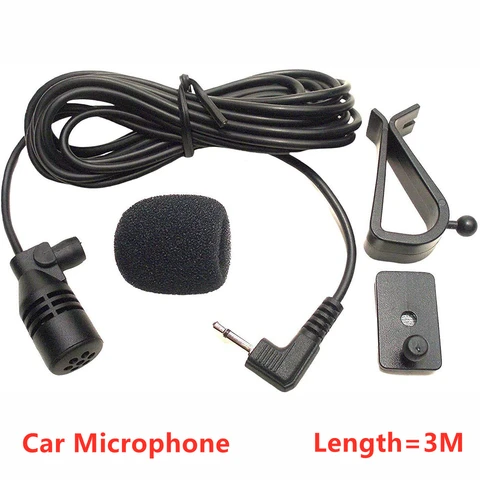 Профессиональный мини-микрофон для автомобиля, разъем 3,5 мм, стерео микрофон, мини проводной внешний микрофон для ПК, автомобиля, DVD, радио, Новинка