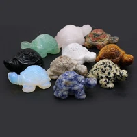 hot sale natural stone decoration turtle shaped artificial ornament lucky gift bed room garden office desk small ornaments