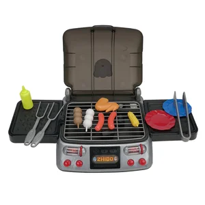 1 set creative electric bbq grill kitchen pretend play toys for kids toddler free global shipping