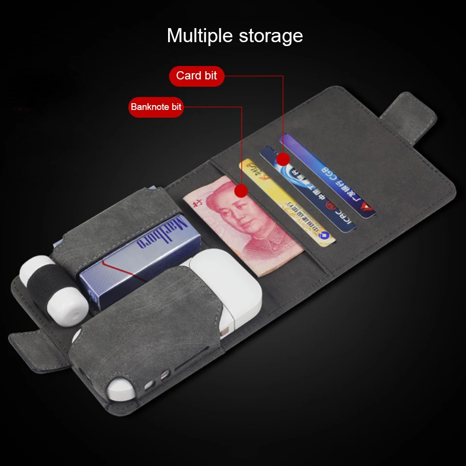 Чехол для IQOS 2 4 PLUS чехол-кошелек сумка защитный держатель чехол-бумажник чехол