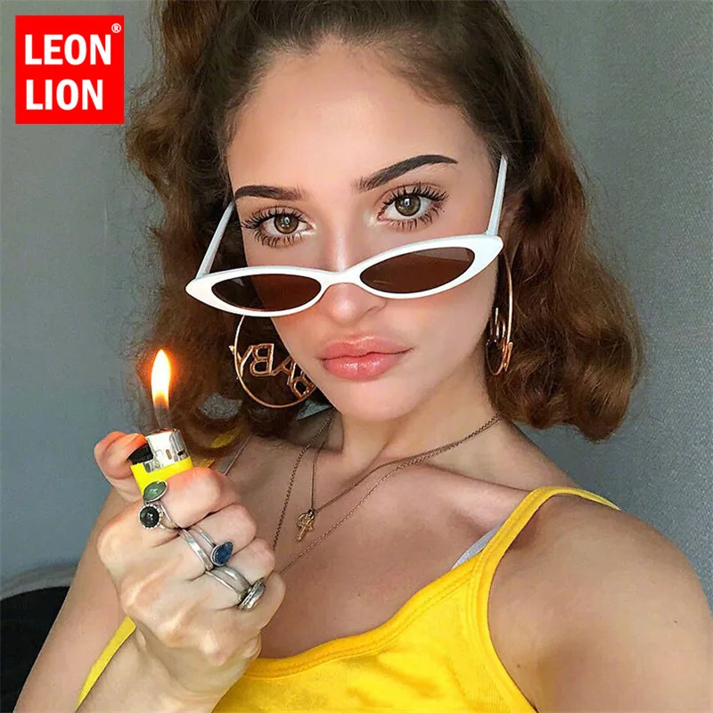 LeonLion 2019 роскошные солнцезащитные очки &quotкошачий глаз&quot для женщин пластиковая