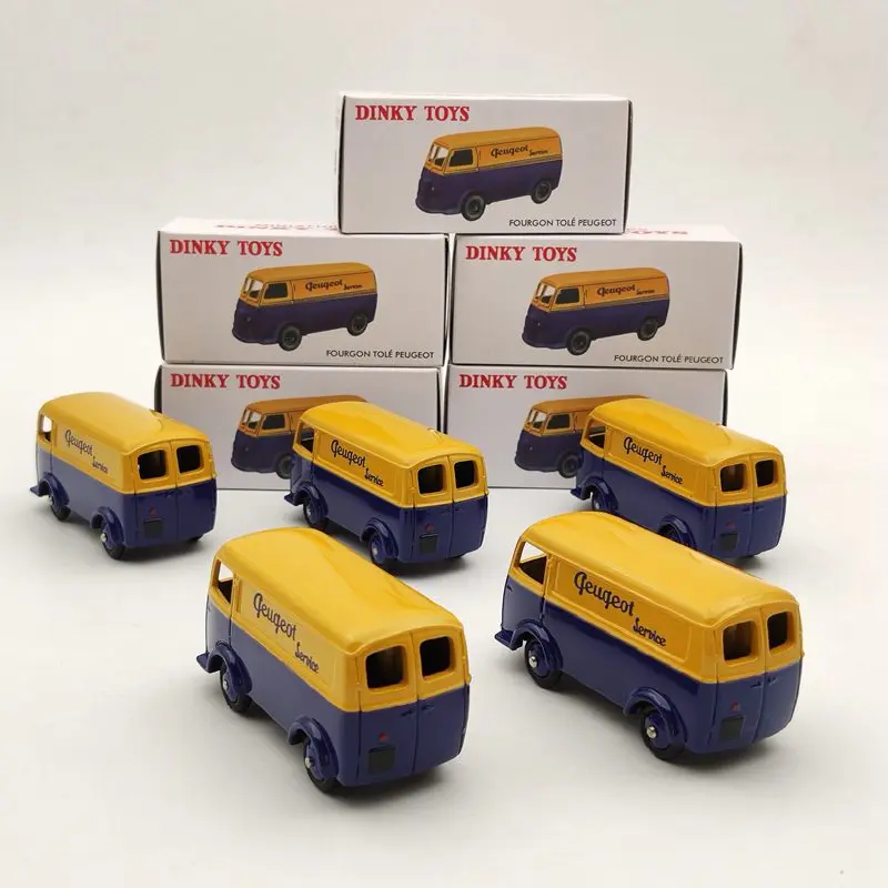 Лот из 5 шт. Atlas 1/43 для миниатюрных игрушек Dinky 25B P ~ fourfourgon Tole D.3.A литые под давлением