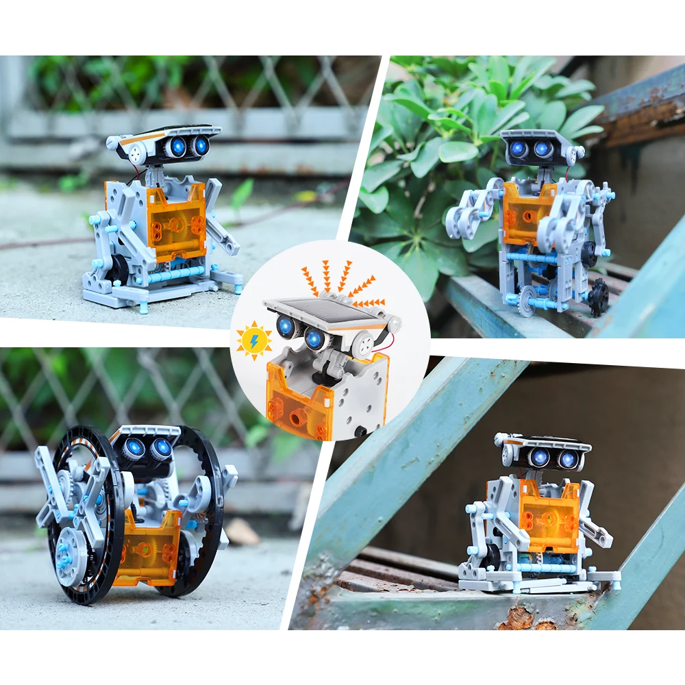 Toys Educational Science Kits Solar Technology Robot Learning Scientific Toy for Children Suit 6-12 Years Old | Игрушки и хобби