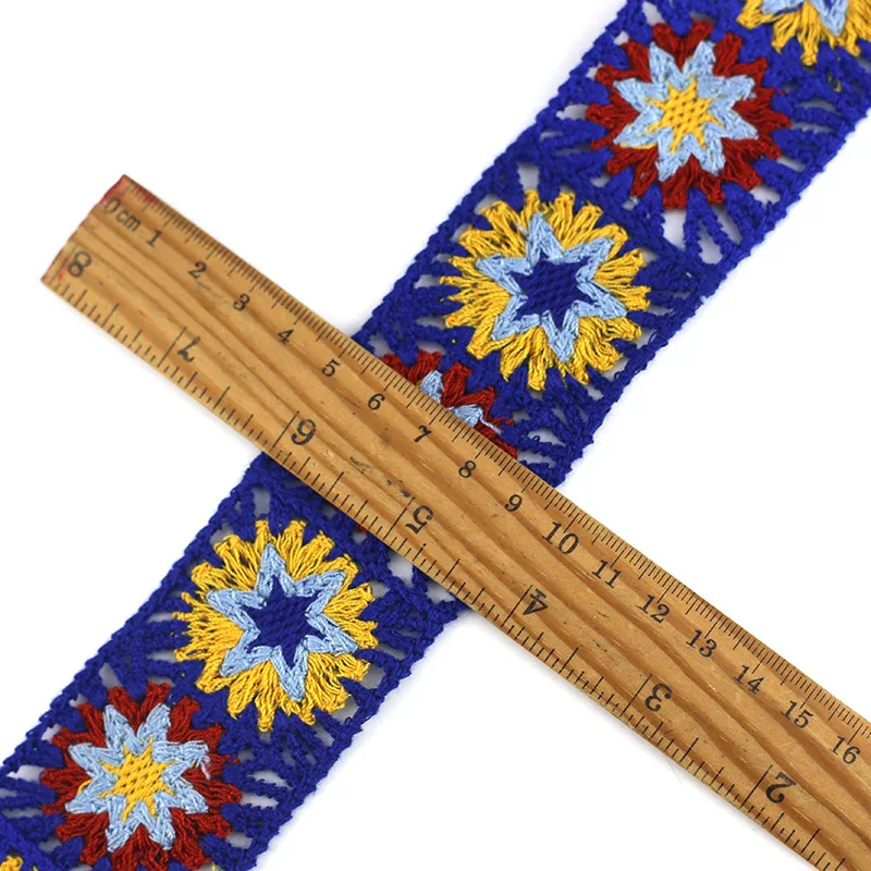 Кружевная вышивка с цветочным крючком ширина 4 5 см | Дом и сад