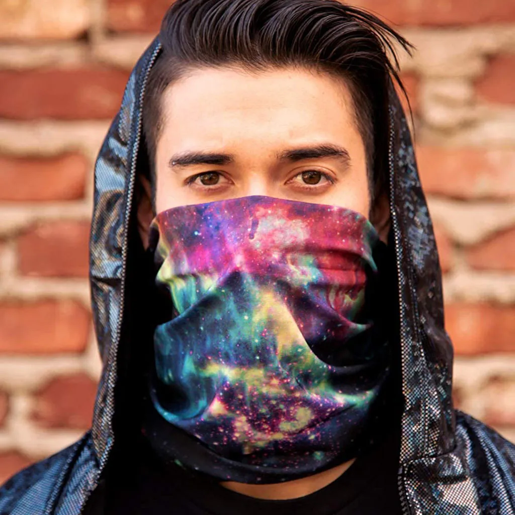 Уличная спортивная маска для лица с цветочным принтом модный дышащий Женский