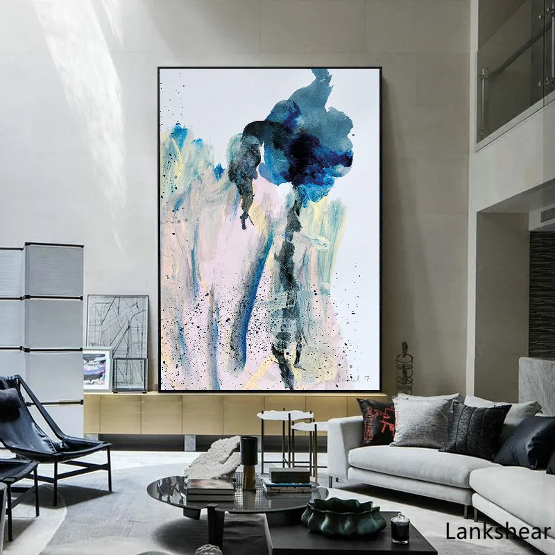 Современное украшение для крыльца абстрактная живопись гостиной большие
