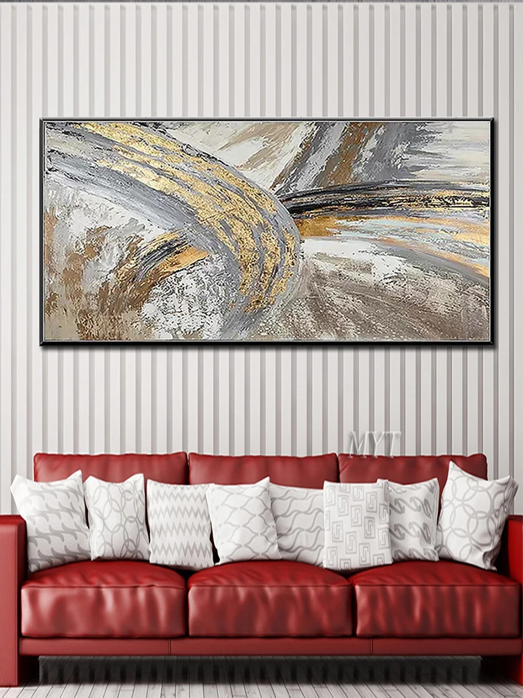 100% нарисованные картинки Картины глоден цвет масло Современная Абстрактная