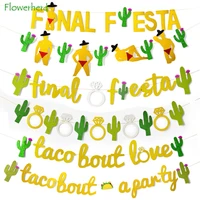 cactus final fiesta banner bachelor girl mexico theme party banner festival decoration mexican decor decoraciones para fiestas