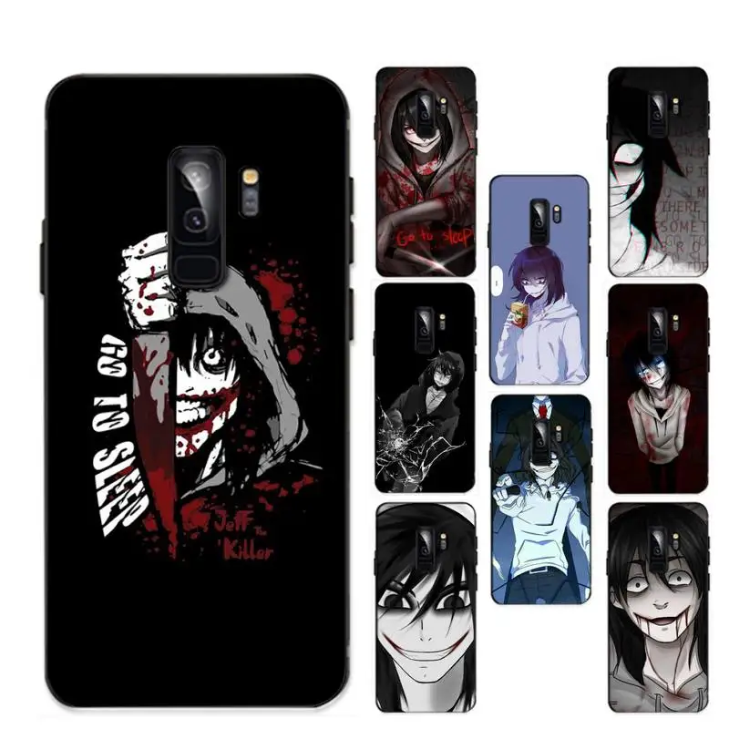 

Anime Jeff The Killer Phone Case For Samsung Galaxy S 20lite S21 S21ULTRA s20 s20plus for samsung S 21plus 20UlTRA capa