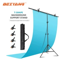 photography photo studio t shape backdrop background stand frame support system kit for video chroma key green screen with stand