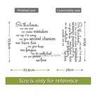 В этом доме мы являемся настоящим дома Наклейка Семья виниловые настенные наклейки с цитатами Надписи слова Гостиная фон Декоративный Настенный декор