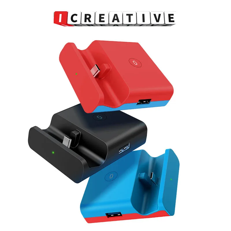 

HDMI-compatible Adapter Charger Base Stand For Switch Mini Portable Charging Dock One Key Switch For NS Switch Lite