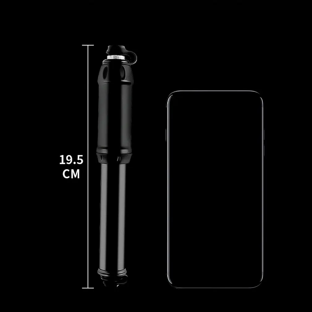 

Portable Mini Bike Pump Aluminum Alloy Bicycle Hand Air Pump Tire Inflator Schrader Presta Valve MTB Road Bike Pump Accessories