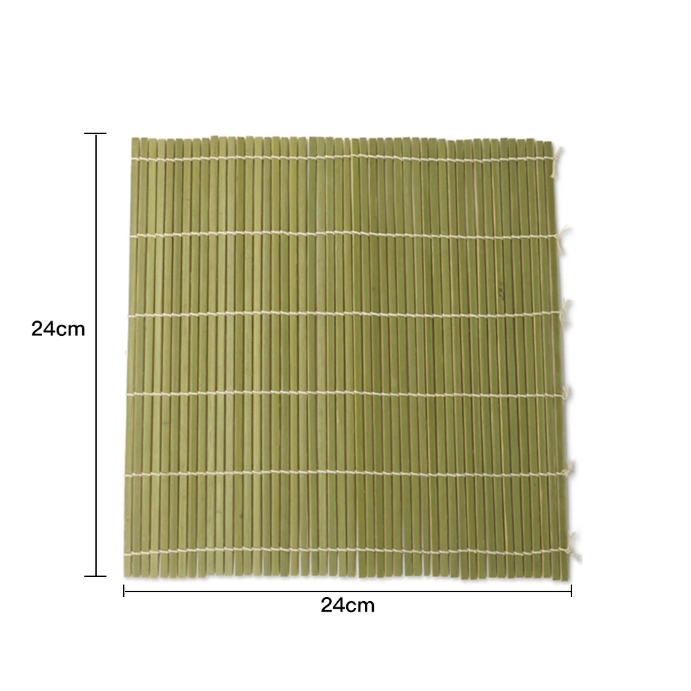 24*24 см инструмент для суши Бамбуковый Коврик Для роллов DIY рисовый онигири ролик