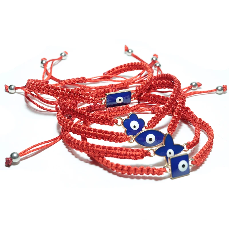 Браслет с красной нитью ручной работы 5 стилей подвеска браслет Хамса на удачу
