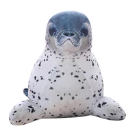 kuy hot huggable 1pc 30405060cm soft seal pillow plush animal sea lion dolls stuffed lifelike seal plush toys kids girl gift