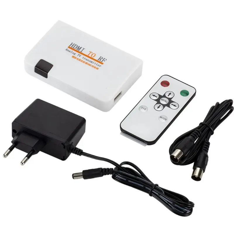 Коаксиальный преобразователь HDMI в RF с пультом дистанционного управления|Кабели