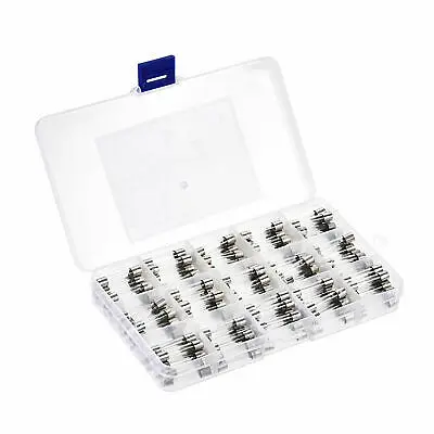 

0.25A-30A 250V 6x30mm Fast Blow 15 Value 150pcs Glass Fuses Kit