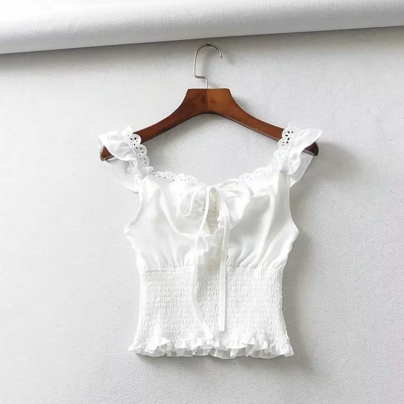 Tt25 a267 топ с галстуком в европейском и американском стиле|Майки| |