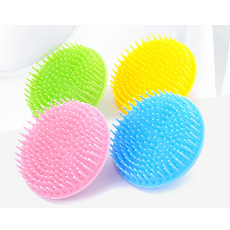 1 Pc Random color 1 шт., пластиковое мытье шампунем, массажер для волос, расчески для головы, душа, тела, бороды, шампунь, щетка, инструменты для укладки волос - Цвет: 1 Pc Random color