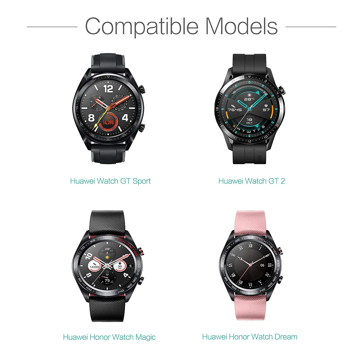 Для Huawei Watch GT / GT2 портативный беспроводной usb кабель для зарядки док станции с
