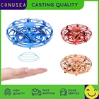 Мини-Дрон НЛО летающая игрушка мини вертолет Инфракрасный Ручной датчик самолет Радиоуправляемый квадрокоптер летающий шар Самолет игрушки для детей