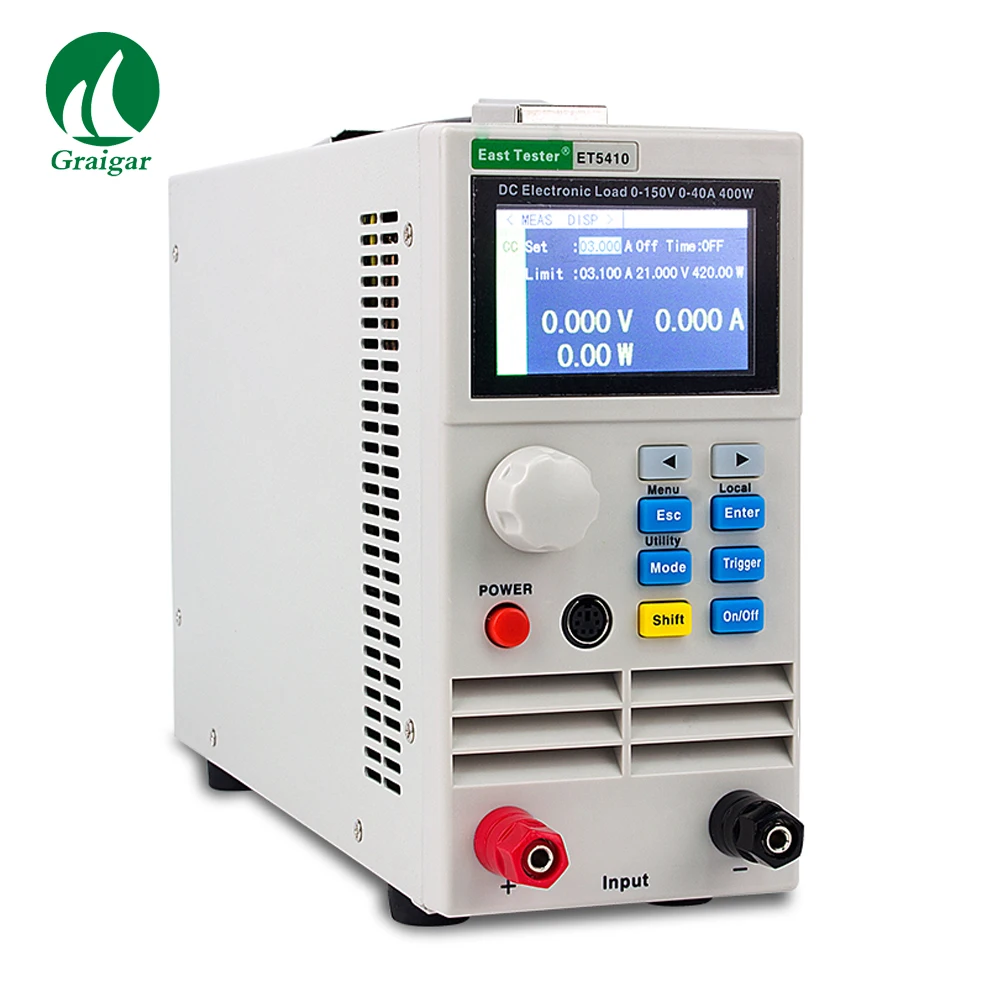 

ET5410 Digital Programmable DC Electrical Load Battery Tester Single Channel