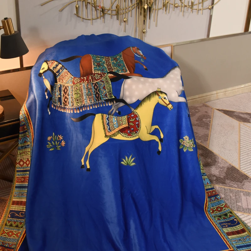 Новый итальянский классический стиль дворцовый дизайн бренд бархатная ткань