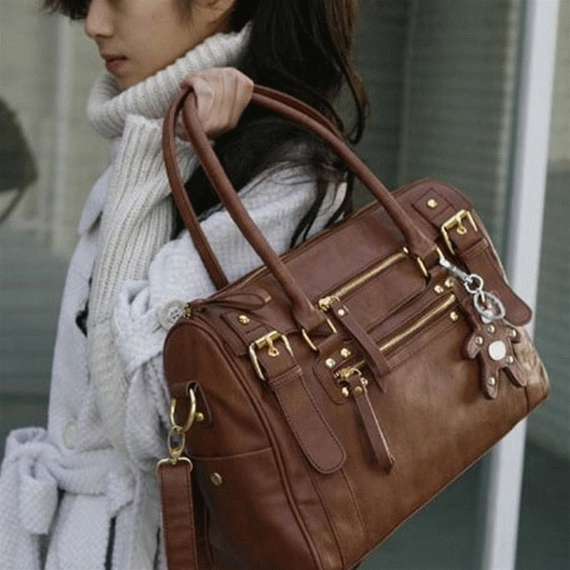 

women's Handbag Vintage Belt Bear Casual Tote Female Shoulder Bag Messenger Bag Casual Bag
