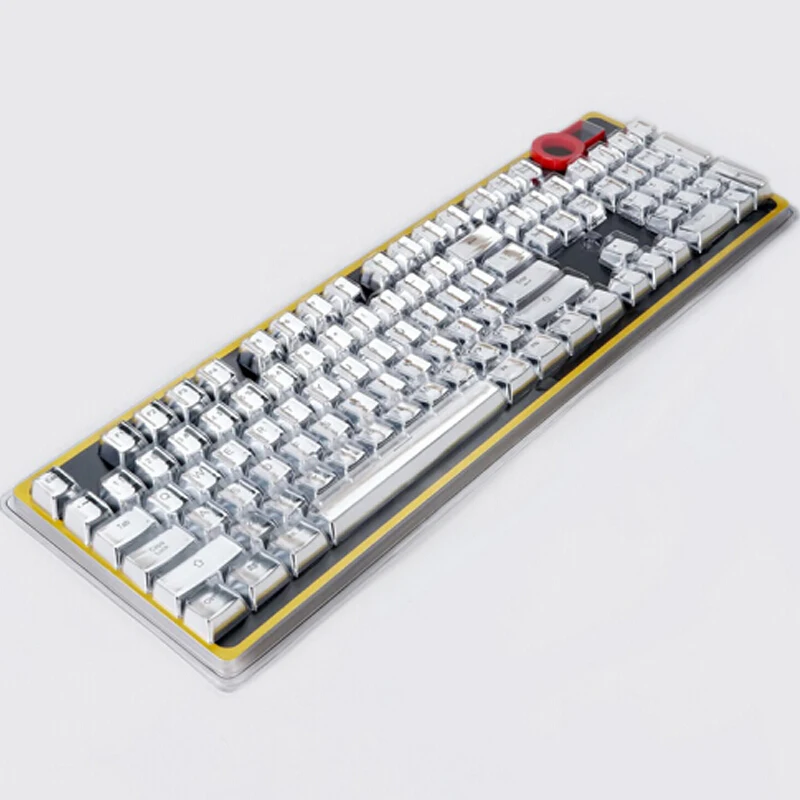 

104 key individuality personality light transmittance key cap for mechanical game keyboard compatible with Cherry MX switch -OEM