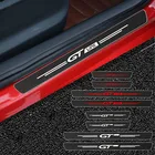 4 шт. защитные наклейки GT GTLine из углеродного волокна для автомобиля, аксессуары для Peugeot 106 107 108 206 207 208 2008 3008 306 308 307 508 407
