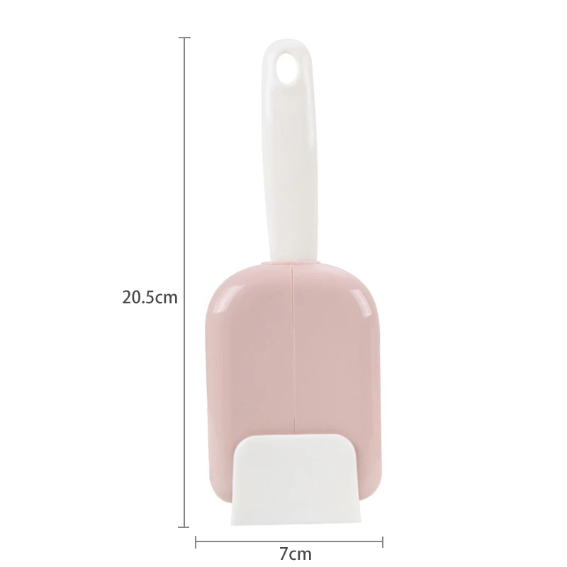 

Plastic Rice Scoop Automatic Open And Close Dust Cover Tableware Stand-up Rice Spoon Storage Rack Non-stick Home Kitchen Tools