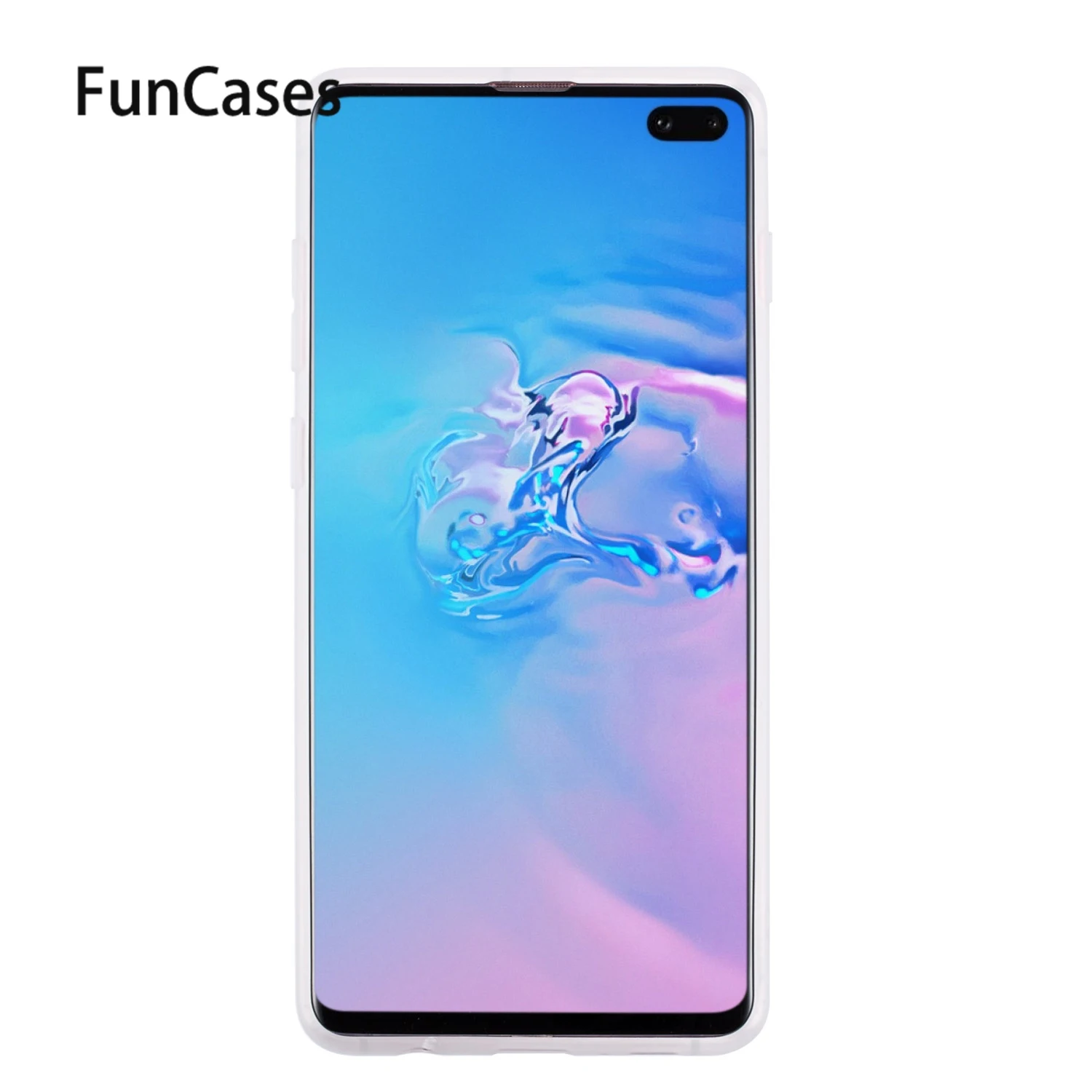 Модный мягкий силиконовый чехол для estuche Samsung S10 Plus полуоблегающие Чехлы Capa Galaxy