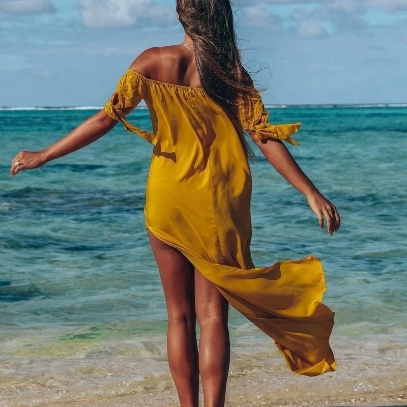 Сексуальное женское бикини накидка Пляжное платье купальный костюм пляжная