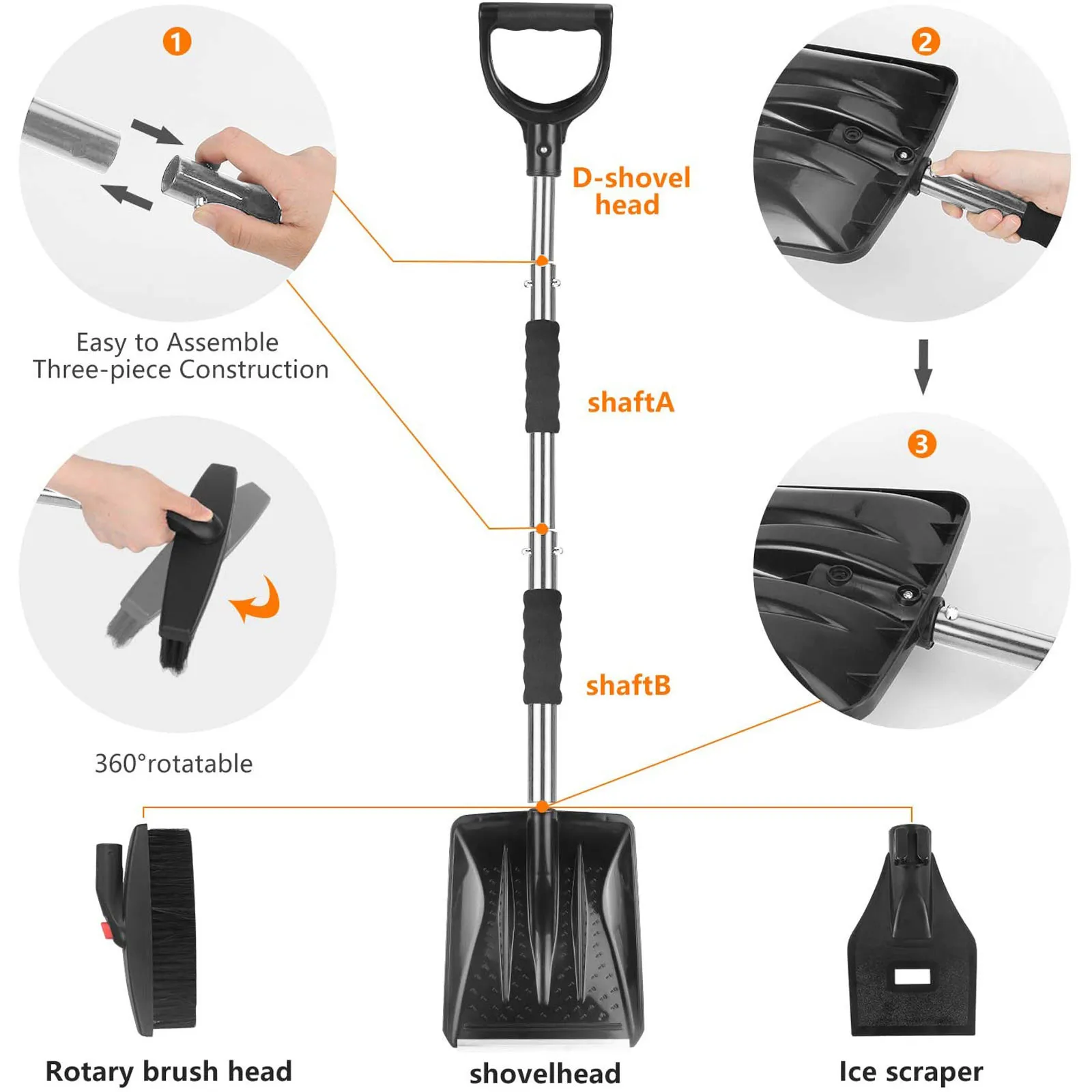Многофункциональная Инженерная лопата из 7 предметов садовый инструмент для